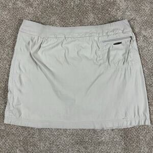 Jamie Sadock Khaki Golf Skort Skirt Cargo Pockets Size 18